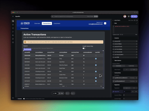 One-click navigation between connected UI components, functions, resources, and configuration.